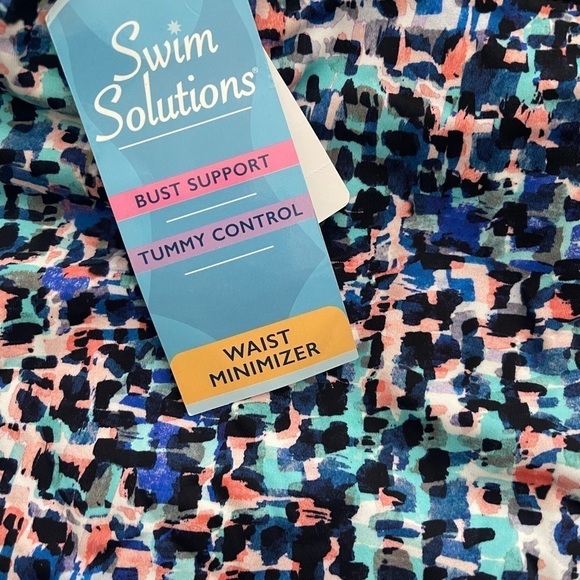 Swim Solutions Tummy Control One- Piece swimsuit - Picture 5 of 7